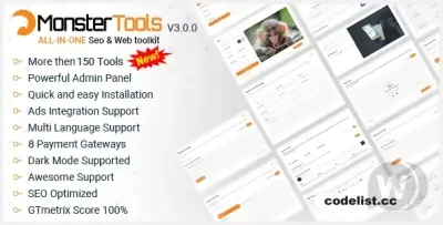 MonsterTools 3.0.0 - Набор инструментов SEO и веб-дизайна