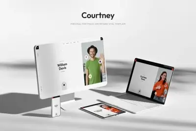 Courtney - html шаблон