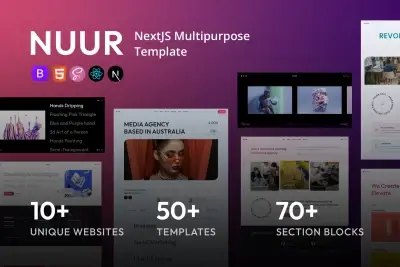 Nuur - NextJS Template