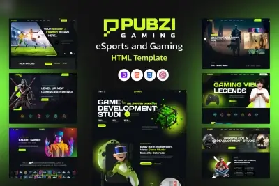 Pubzi – Sports HTML Template