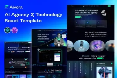 Aivora - React Template