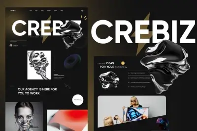 CreBiz - Portfolio Figma Template